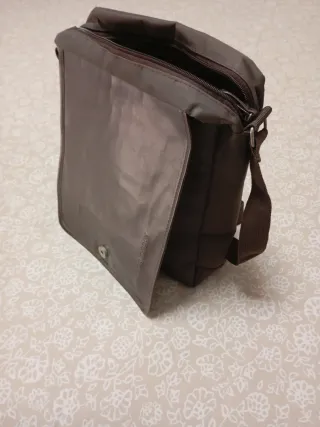 Bolso bandolera hombre marrón