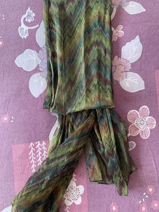 Foulard donna nero e multicolor
