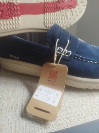 Mocasines Woz Hombre Azul Marino