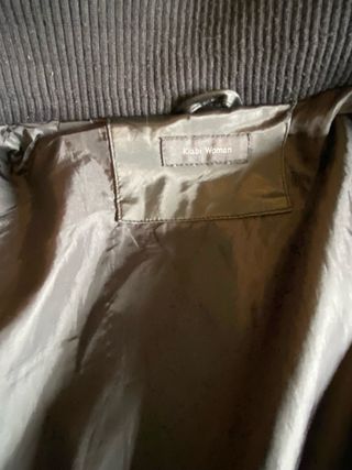 Chaquetón impermeable negro T. 48-50