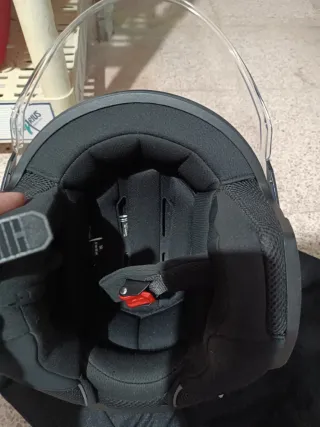 Casco Moto LS2 Jet Negro/Amarillo. Talla M.