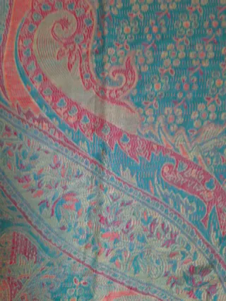 Pañuelo artesanal seda y algodón