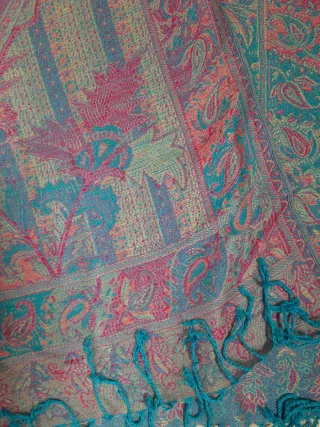 Pañuelo artesanal seda y algodón