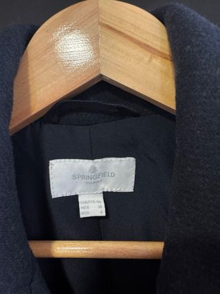 Abrigo Springfield cruzado azul marino