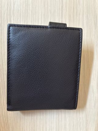 Cartera de piel hombre negra sin estrenar