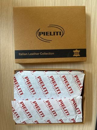 Cartera de piel hombre negra sin estrenar