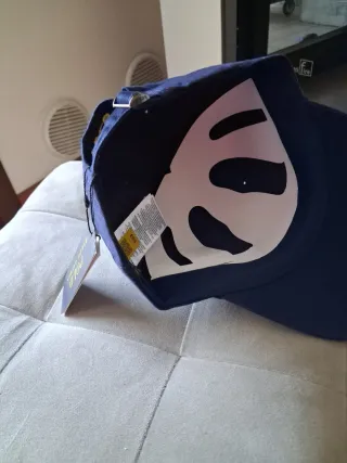 Cappellino Polo Ralph Lauren blu logo oro