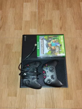Xbox One Negra + Mando + Juegos