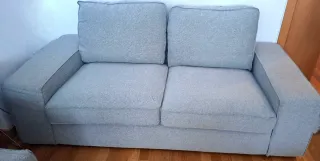 Sofá 2 plazas gris KIVIK Ikea