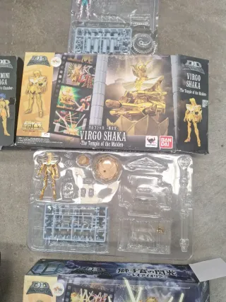 10 Figuras Caballeros del Zodiaco Originales