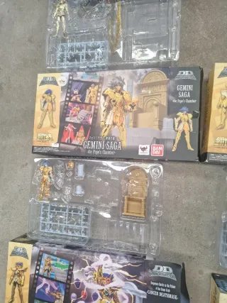 10 Figuras Caballeros del Zodiaco Originales