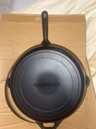 Sartén Hierro Fundido Amazon Basics