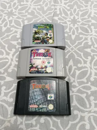Pack 3 Juegos Turok Nintendo 64