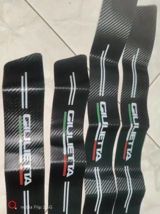 4 adesivi giulietta alfa romeo