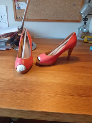 Tacchi Fosco Arancione/Rosa