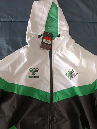 Cortavientos Hummel Negro, Verde y Blanco