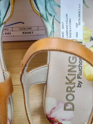 Sandalias fluchos dorkin sin estrenar 37