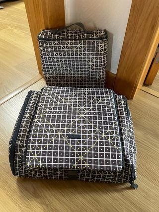 Trona de viaje portatil.