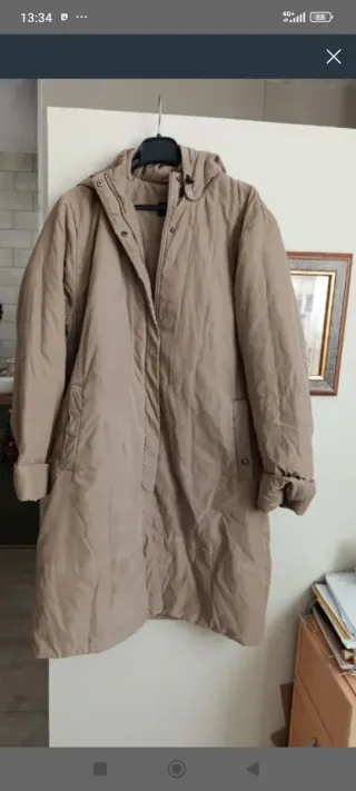 Abrigo Diadora Largo Beige