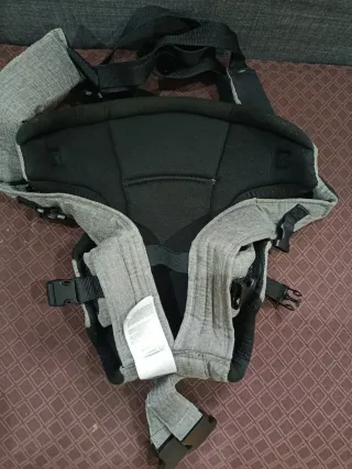 Mochila Portabebés Gris Asalvo