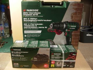 Taladro percutor + batería 20V 4Ah+cargador rápido