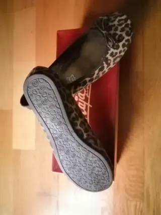 Bailarinas animal print de piel nº35 nuevas