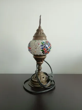 Lámpara de mesa mosaico
