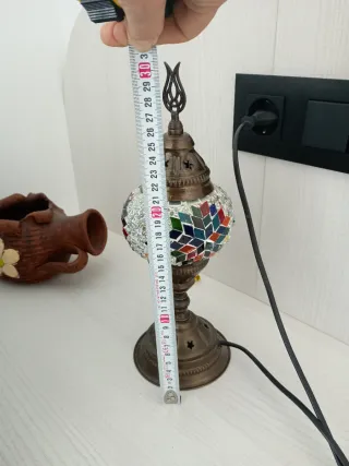 Lámpara de mesa mosaico