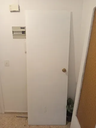 Puertas de madera con cristal