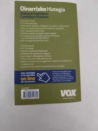 Diccionarios Euskera VOX + Susaeta