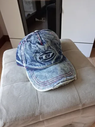 Cappellino Diesel Denim Distressed
