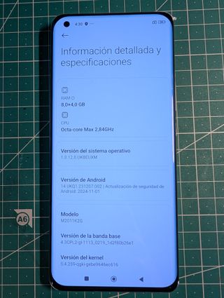 Xiaomi Mi 11 256GB 5G Azul