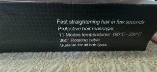 Spazzola Lisciante LCD Elettrica