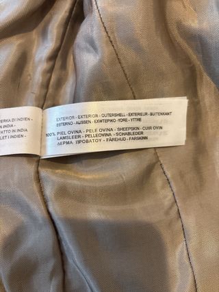 Cazadora Piel Mujer Marrón Massimo Dutti