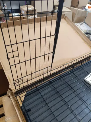 Feandrea Jaula para Perros Plegable con 2 Puertas