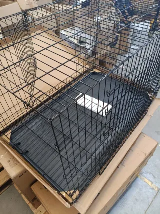 Feandrea Jaula para Perros Plegable con 2 Puertas