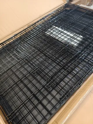 Feandrea Jaula para Perros Plegable con 2 Puertas