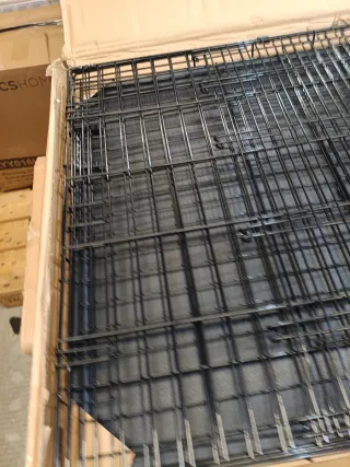 Feandrea Jaula para Perros Plegable con 2 Puertas