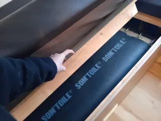 Sofá cama para bungalow/caravana