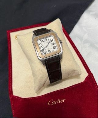 Reloj Cartier Santos 100 Acero y Oro