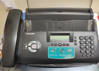 Teléfono Fax Philips Magic Primo Negro