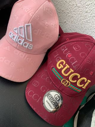 Lote 2 Gorras Adidas y Gucci