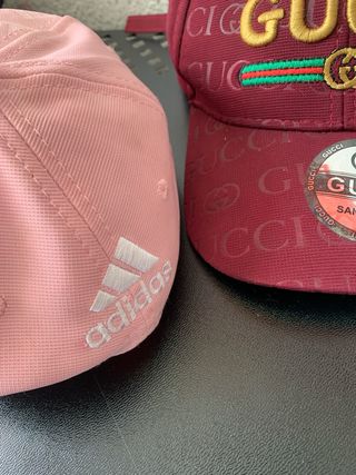 Lote 2 Gorras Adidas y Gucci