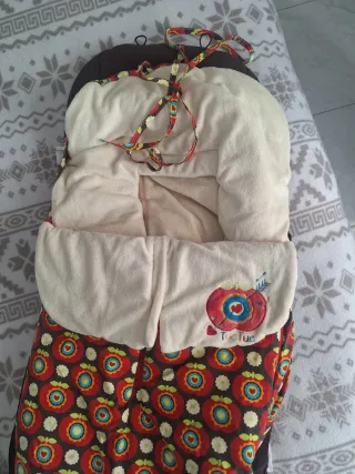 Saco de silla Tuc Tuc estampado manzanas