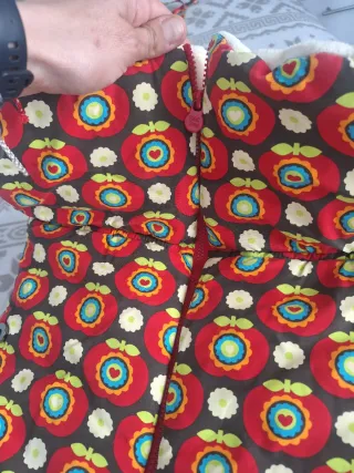 Saco de silla Tuc Tuc estampado manzanas