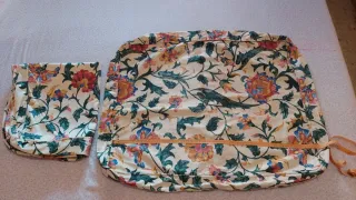 Fundas cojín sofá estampado floral