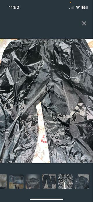 Traje de agua para moto