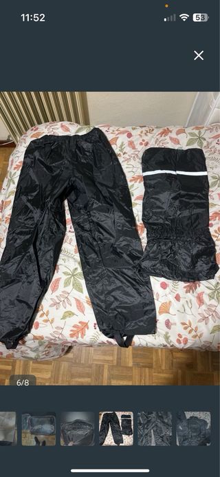 Traje de agua para moto