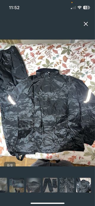 Traje de agua para moto