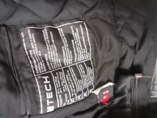 Chaqueta Ducati Clásica Beige y Negra